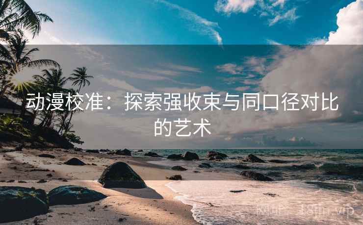 动漫校准：探索强收束与同口径对比的艺术